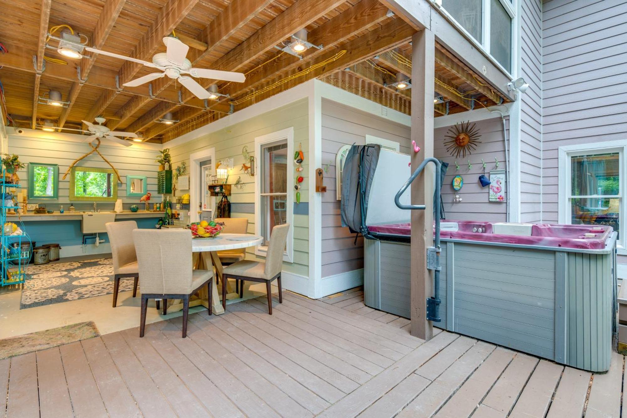 Creekside Hendersonville Haven Hot Tub And Fire Pit Exterior photo