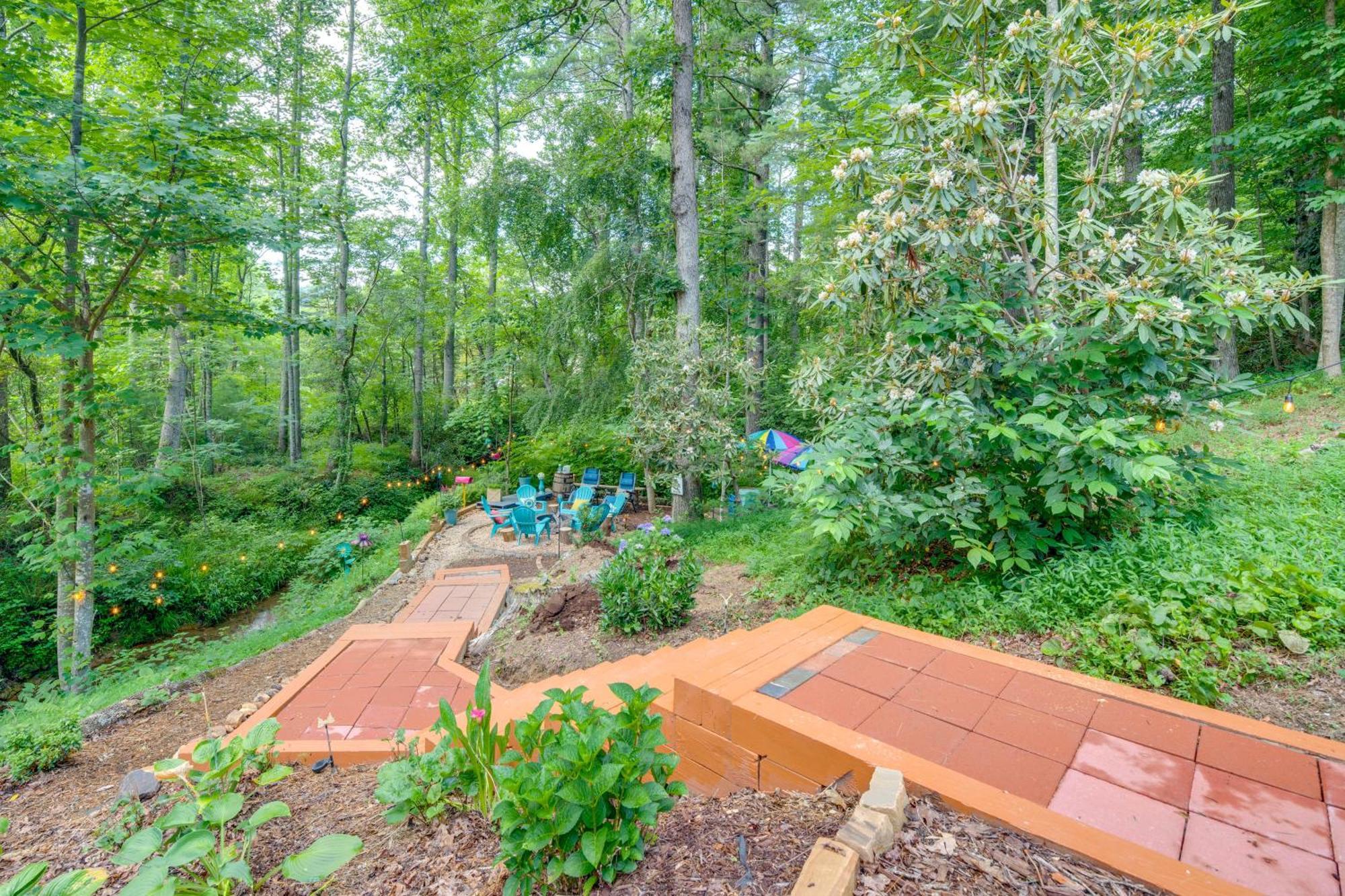 Creekside Hendersonville Haven Hot Tub And Fire Pit Exterior photo